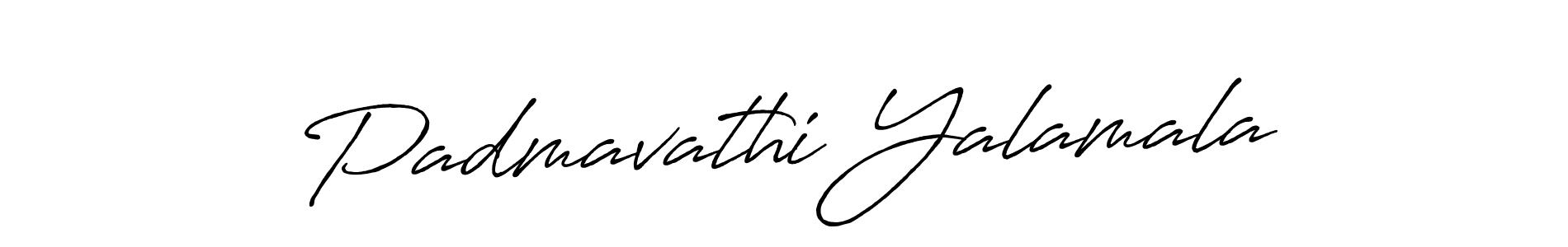 Use a signature maker to create a handwritten signature online. With this signature software, you can design (Antro_Vectra_Bolder) your own signature for name Padmavathi Yalamala. Padmavathi Yalamala signature style 7 images and pictures png