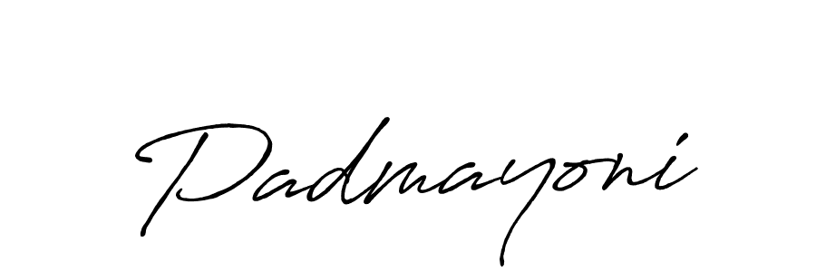 Design your own signature with our free online signature maker. With this signature software, you can create a handwritten (Antro_Vectra_Bolder) signature for name Padmayoni. Padmayoni signature style 7 images and pictures png