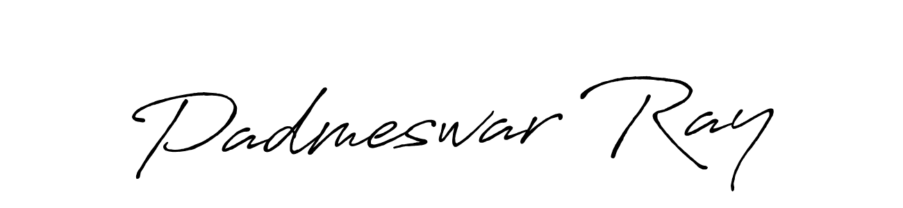 Create a beautiful signature design for name Padmeswar Ray. With this signature (Antro_Vectra_Bolder) fonts, you can make a handwritten signature for free. Padmeswar Ray signature style 7 images and pictures png