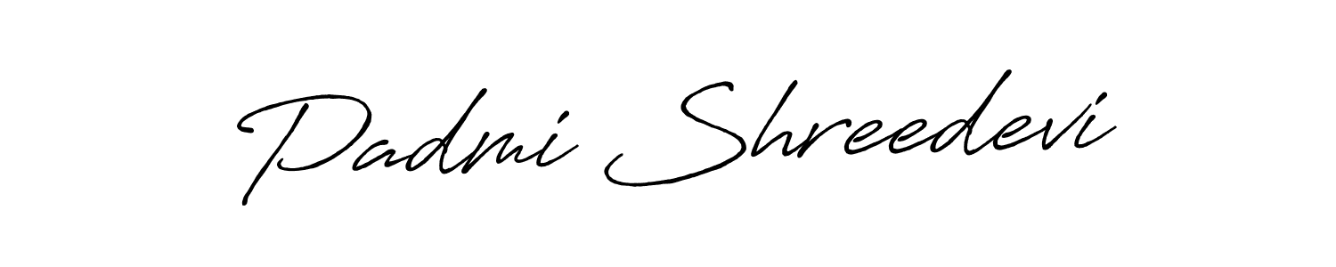 Antro_Vectra_Bolder is a professional signature style that is perfect for those who want to add a touch of class to their signature. It is also a great choice for those who want to make their signature more unique. Get Padmi Shreedevi name to fancy signature for free. Padmi Shreedevi signature style 7 images and pictures png