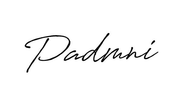 How to make Padmni name signature. Use Antro_Vectra_Bolder style for creating short signs online. This is the latest handwritten sign. Padmni signature style 7 images and pictures png