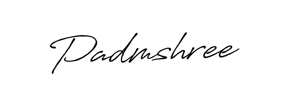Also we have Padmshree name is the best signature style. Create professional handwritten signature collection using Antro_Vectra_Bolder autograph style. Padmshree signature style 7 images and pictures png