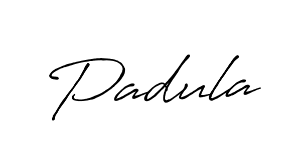 Padula stylish signature style. Best Handwritten Sign (Antro_Vectra_Bolder) for my name. Handwritten Signature Collection Ideas for my name Padula. Padula signature style 7 images and pictures png