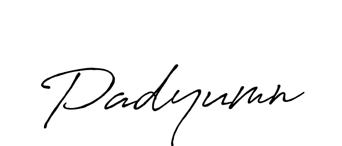 Also we have Padyumn name is the best signature style. Create professional handwritten signature collection using Antro_Vectra_Bolder autograph style. Padyumn signature style 7 images and pictures png