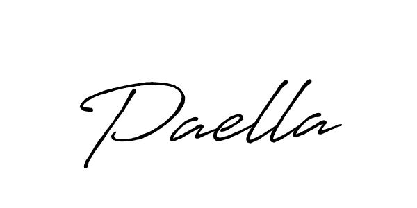 You should practise on your own different ways (Antro_Vectra_Bolder) to write your name (Paella) in signature. don't let someone else do it for you. Paella signature style 7 images and pictures png