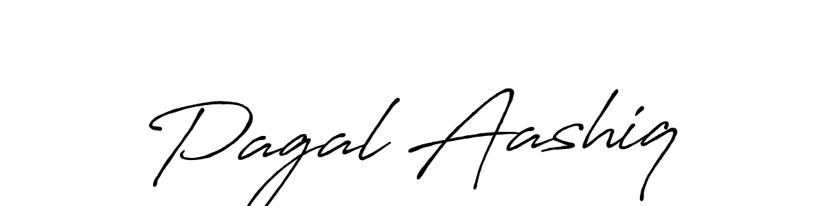 Create a beautiful signature design for name Pagal Aashiq. With this signature (Antro_Vectra_Bolder) fonts, you can make a handwritten signature for free. Pagal Aashiq signature style 7 images and pictures png