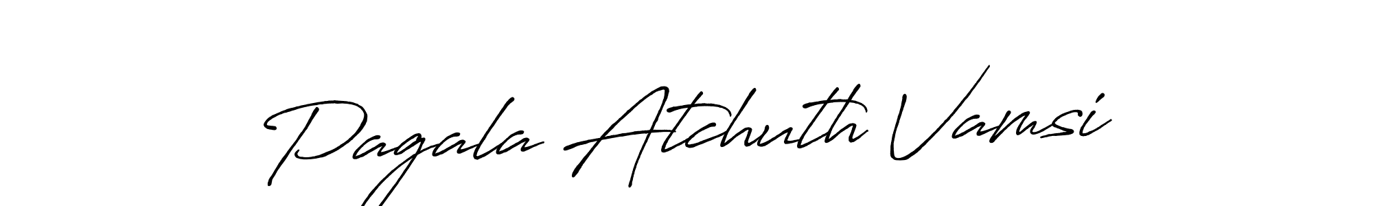 Also we have Pagala Atchuth Vamsi name is the best signature style. Create professional handwritten signature collection using Antro_Vectra_Bolder autograph style. Pagala Atchuth Vamsi signature style 7 images and pictures png