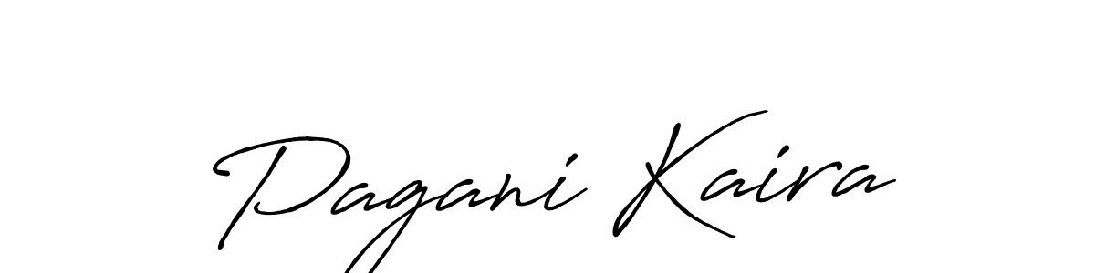 It looks lik you need a new signature style for name Pagani Kaira. Design unique handwritten (Antro_Vectra_Bolder) signature with our free signature maker in just a few clicks. Pagani Kaira signature style 7 images and pictures png
