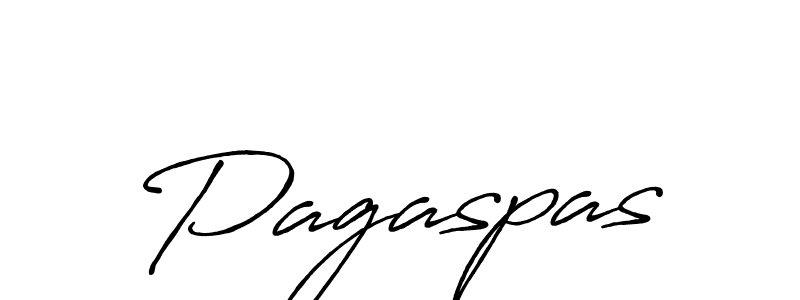 Pagaspas stylish signature style. Best Handwritten Sign (Antro_Vectra_Bolder) for my name. Handwritten Signature Collection Ideas for my name Pagaspas. Pagaspas signature style 7 images and pictures png