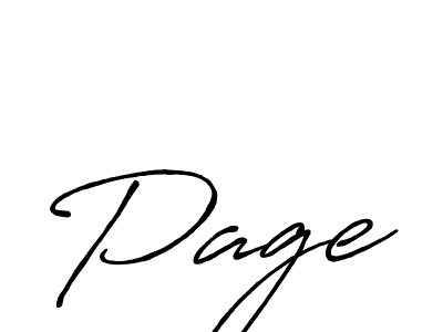 Best and Professional Signature Style for Page. Antro_Vectra_Bolder Best Signature Style Collection. Page signature style 7 images and pictures png