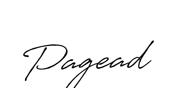 How to make Pagead name signature. Use Antro_Vectra_Bolder style for creating short signs online. This is the latest handwritten sign. Pagead signature style 7 images and pictures png