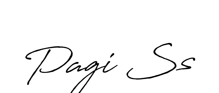 Pagi Ss stylish signature style. Best Handwritten Sign (Antro_Vectra_Bolder) for my name. Handwritten Signature Collection Ideas for my name Pagi Ss. Pagi Ss signature style 7 images and pictures png