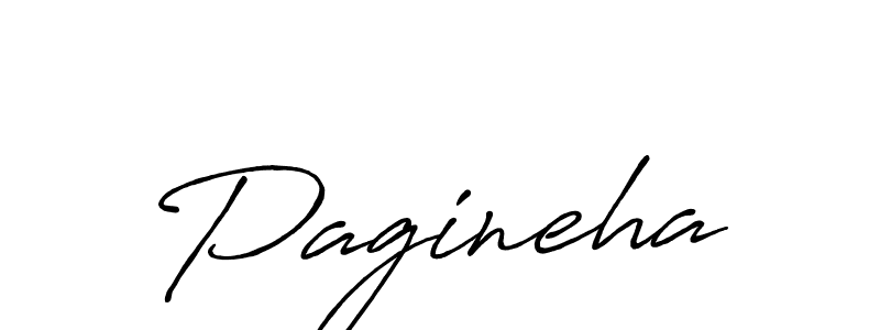 How to make Pagineha signature? Antro_Vectra_Bolder is a professional autograph style. Create handwritten signature for Pagineha name. Pagineha signature style 7 images and pictures png
