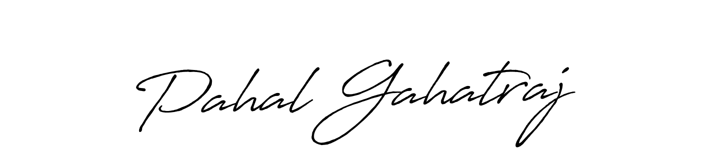 Use a signature maker to create a handwritten signature online. With this signature software, you can design (Antro_Vectra_Bolder) your own signature for name Pahal Gahatraj. Pahal Gahatraj signature style 7 images and pictures png
