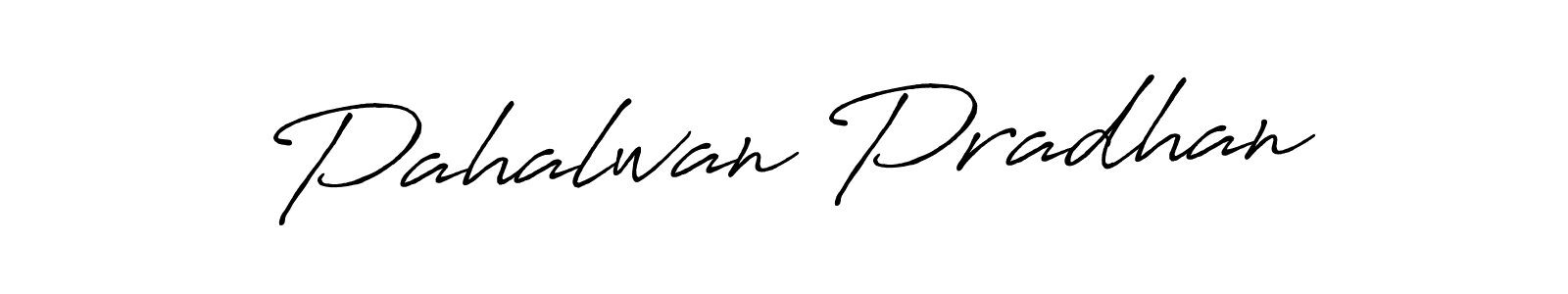 Design your own signature with our free online signature maker. With this signature software, you can create a handwritten (Antro_Vectra_Bolder) signature for name Pahalwan Pradhan. Pahalwan Pradhan signature style 7 images and pictures png