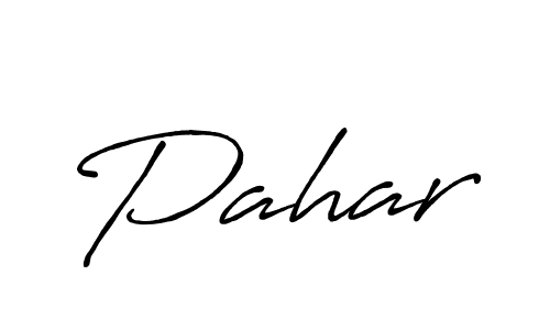 How to make Pahar signature? Antro_Vectra_Bolder is a professional autograph style. Create handwritten signature for Pahar name. Pahar signature style 7 images and pictures png