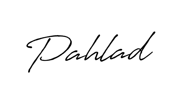 How to make Pahlad name signature. Use Antro_Vectra_Bolder style for creating short signs online. This is the latest handwritten sign. Pahlad signature style 7 images and pictures png