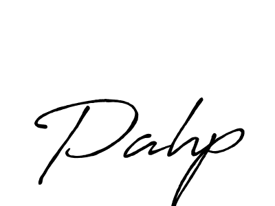 Create a beautiful signature design for name Pahp. With this signature (Antro_Vectra_Bolder) fonts, you can make a handwritten signature for free. Pahp signature style 7 images and pictures png