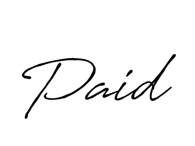 Make a short Paid signature style. Manage your documents anywhere anytime using Antro_Vectra_Bolder. Create and add eSignatures, submit forms, share and send files easily. Paid signature style 7 images and pictures png