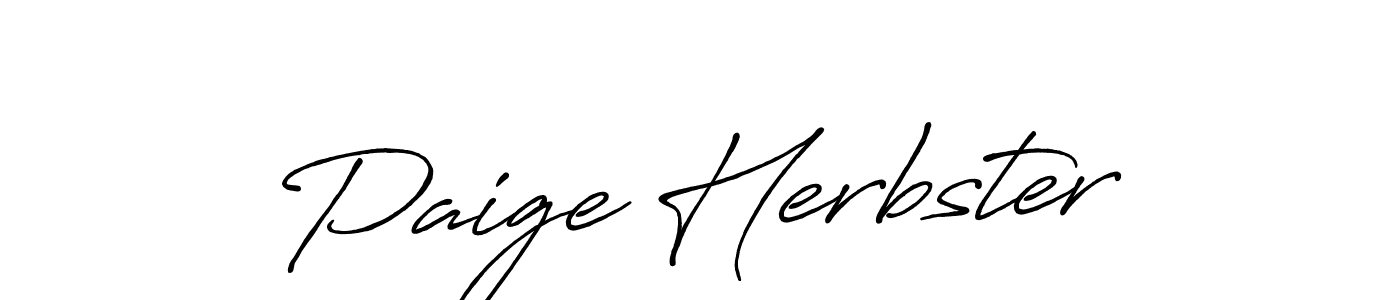 Best and Professional Signature Style for Paige Herbster. Antro_Vectra_Bolder Best Signature Style Collection. Paige Herbster signature style 7 images and pictures png