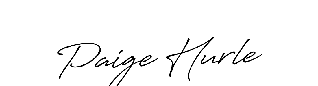 Also we have Paige Hurle name is the best signature style. Create professional handwritten signature collection using Antro_Vectra_Bolder autograph style. Paige Hurle signature style 7 images and pictures png