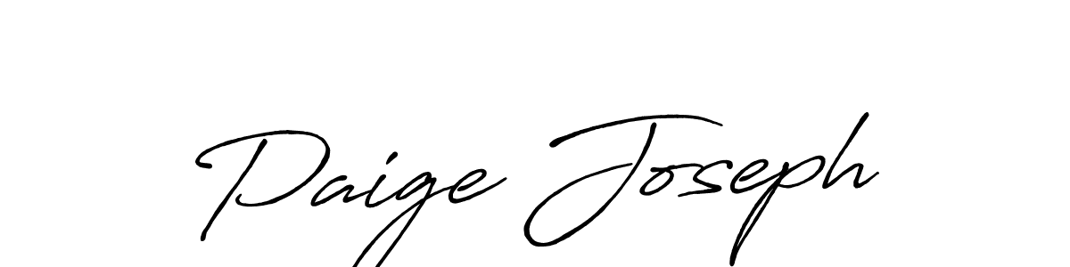 Once you've used our free online signature maker to create your best signature Antro_Vectra_Bolder style, it's time to enjoy all of the benefits that Paige Joseph name signing documents. Paige Joseph signature style 7 images and pictures png