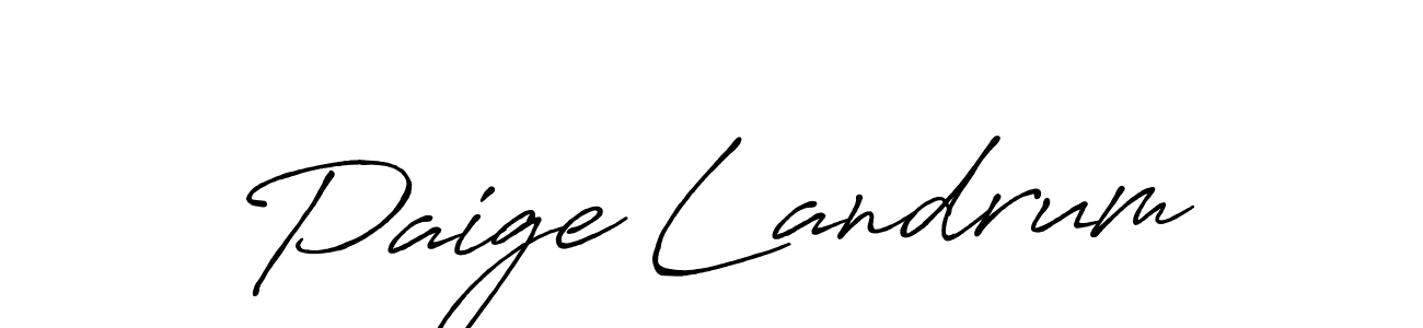How to Draw Paige Landrum signature style? Antro_Vectra_Bolder is a latest design signature styles for name Paige Landrum. Paige Landrum signature style 7 images and pictures png