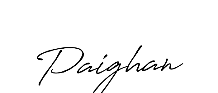 Create a beautiful signature design for name Paighan. With this signature (Antro_Vectra_Bolder) fonts, you can make a handwritten signature for free. Paighan signature style 7 images and pictures png