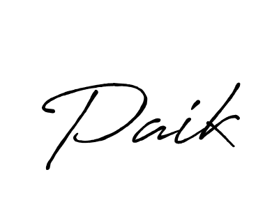 You should practise on your own different ways (Antro_Vectra_Bolder) to write your name (Paik) in signature. don't let someone else do it for you. Paik signature style 7 images and pictures png