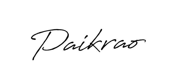 Similarly Antro_Vectra_Bolder is the best handwritten signature design. Signature creator online .You can use it as an online autograph creator for name Paikrao. Paikrao signature style 7 images and pictures png