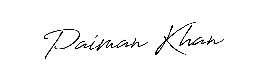 Paiman Khan stylish signature style. Best Handwritten Sign (Antro_Vectra_Bolder) for my name. Handwritten Signature Collection Ideas for my name Paiman Khan. Paiman Khan signature style 7 images and pictures png