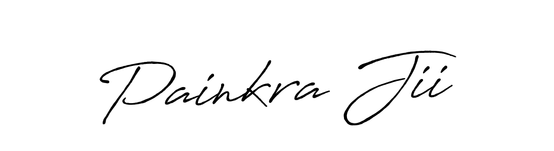 Create a beautiful signature design for name Painkra Jii. With this signature (Antro_Vectra_Bolder) fonts, you can make a handwritten signature for free. Painkra Jii signature style 7 images and pictures png