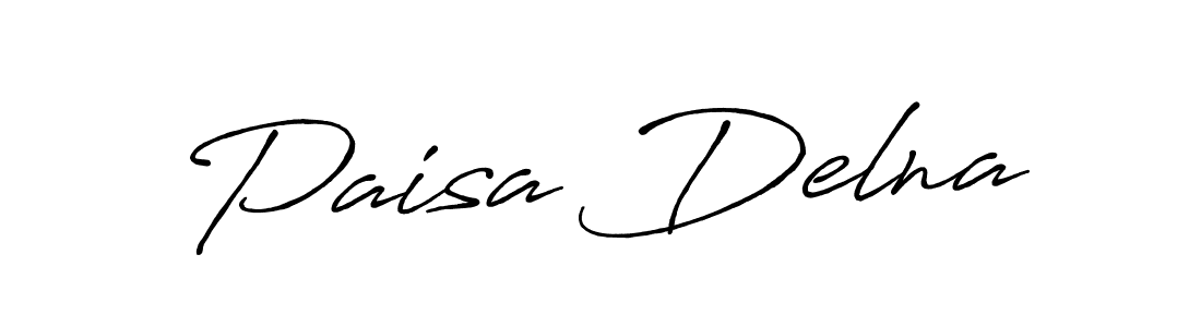Once you've used our free online signature maker to create your best signature Antro_Vectra_Bolder style, it's time to enjoy all of the benefits that Paisa Delna name signing documents. Paisa Delna signature style 7 images and pictures png