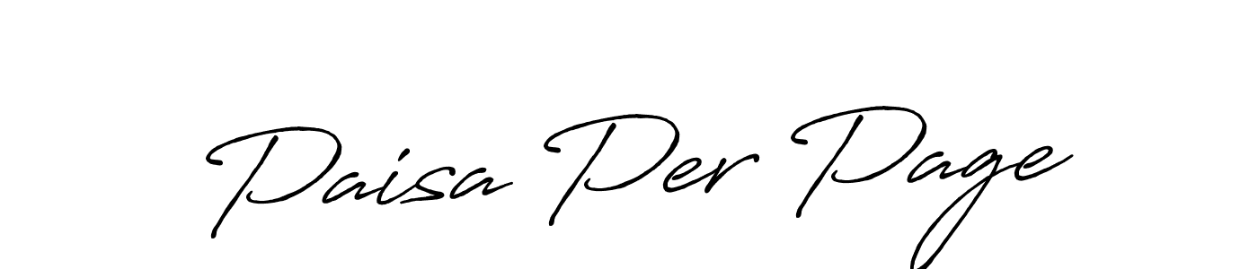 How to Draw Paisa Per Page signature style? Antro_Vectra_Bolder is a latest design signature styles for name Paisa Per Page. Paisa Per Page signature style 7 images and pictures png