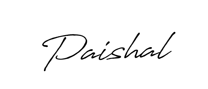 Similarly Antro_Vectra_Bolder is the best handwritten signature design. Signature creator online .You can use it as an online autograph creator for name Paishal. Paishal signature style 7 images and pictures png