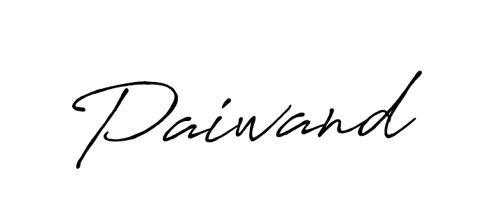 Design your own signature with our free online signature maker. With this signature software, you can create a handwritten (Antro_Vectra_Bolder) signature for name Paiwand. Paiwand signature style 7 images and pictures png