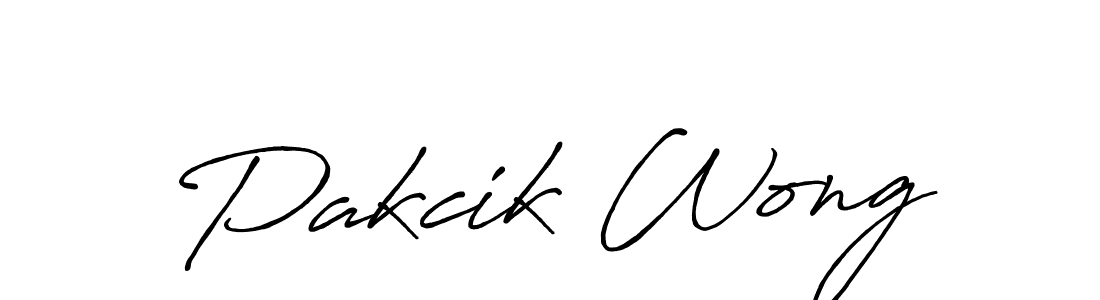 Similarly Antro_Vectra_Bolder is the best handwritten signature design. Signature creator online .You can use it as an online autograph creator for name Pakcik Wong. Pakcik Wong signature style 7 images and pictures png