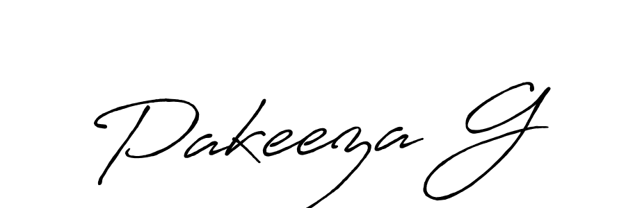 The best way (Antro_Vectra_Bolder) to make a short signature is to pick only two or three words in your name. The name Pakeeza G include a total of six letters. For converting this name. Pakeeza G signature style 7 images and pictures png