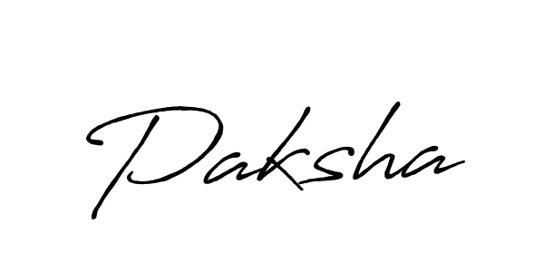 Paksha stylish signature style. Best Handwritten Sign (Antro_Vectra_Bolder) for my name. Handwritten Signature Collection Ideas for my name Paksha. Paksha signature style 7 images and pictures png