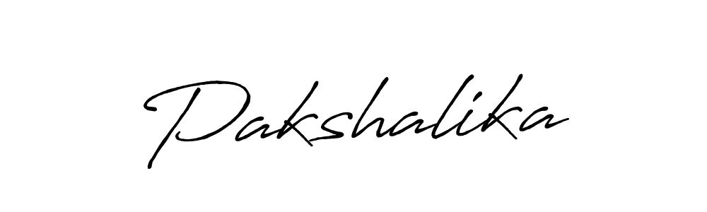 Design your own signature with our free online signature maker. With this signature software, you can create a handwritten (Antro_Vectra_Bolder) signature for name Pakshalika. Pakshalika signature style 7 images and pictures png
