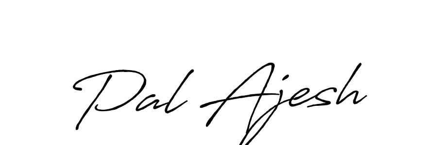 How to make Pal Ajesh signature? Antro_Vectra_Bolder is a professional autograph style. Create handwritten signature for Pal Ajesh name. Pal Ajesh signature style 7 images and pictures png