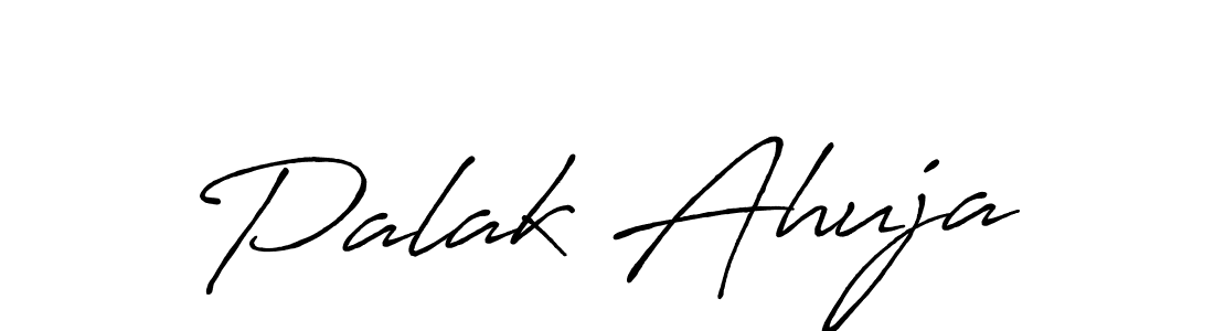 Palak Ahuja stylish signature style. Best Handwritten Sign (Antro_Vectra_Bolder) for my name. Handwritten Signature Collection Ideas for my name Palak Ahuja. Palak Ahuja signature style 7 images and pictures png