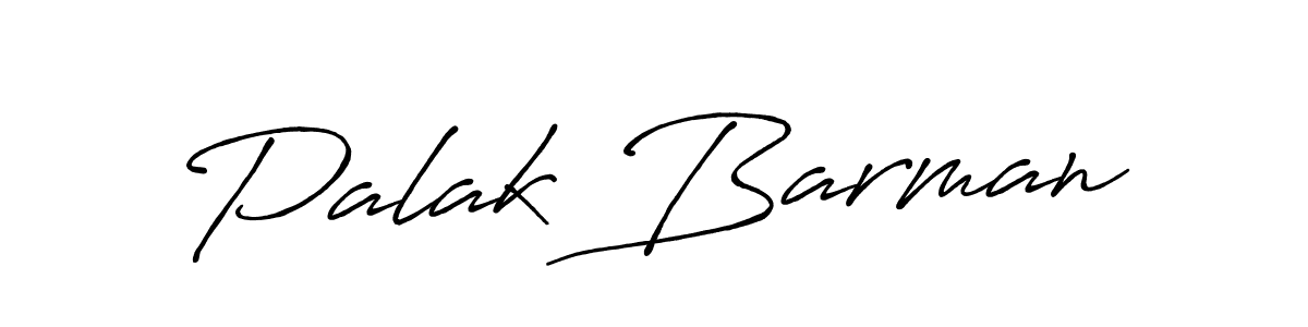 Create a beautiful signature design for name Palak Barman. With this signature (Antro_Vectra_Bolder) fonts, you can make a handwritten signature for free. Palak Barman signature style 7 images and pictures png