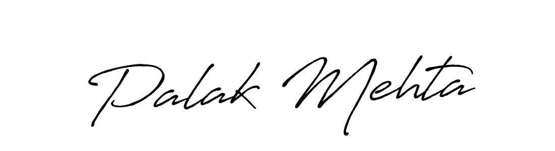 Also we have Palak Mehta name is the best signature style. Create professional handwritten signature collection using Antro_Vectra_Bolder autograph style. Palak Mehta signature style 7 images and pictures png