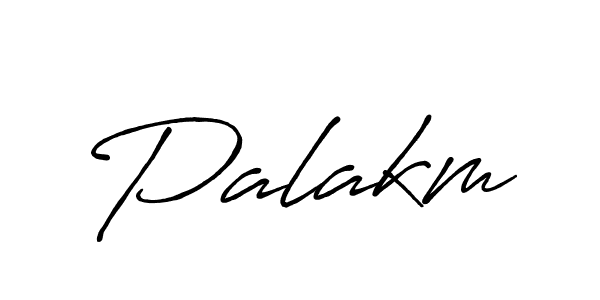 Design your own signature with our free online signature maker. With this signature software, you can create a handwritten (Antro_Vectra_Bolder) signature for name Palakm. Palakm signature style 7 images and pictures png