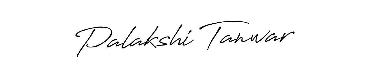 Create a beautiful signature design for name Palakshi Tanwar. With this signature (Antro_Vectra_Bolder) fonts, you can make a handwritten signature for free. Palakshi Tanwar signature style 7 images and pictures png