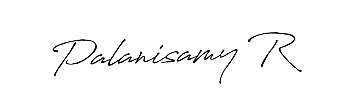 Use a signature maker to create a handwritten signature online. With this signature software, you can design (Antro_Vectra_Bolder) your own signature for name Palanisamy R. Palanisamy R signature style 7 images and pictures png