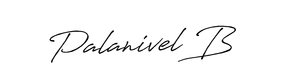 It looks lik you need a new signature style for name Palanivel B. Design unique handwritten (Antro_Vectra_Bolder) signature with our free signature maker in just a few clicks. Palanivel B signature style 7 images and pictures png