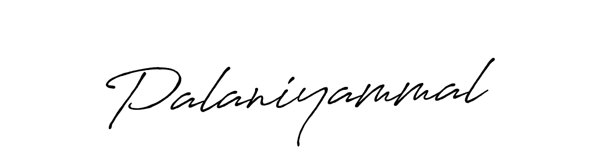 Design your own signature with our free online signature maker. With this signature software, you can create a handwritten (Antro_Vectra_Bolder) signature for name Palaniyammal. Palaniyammal signature style 7 images and pictures png