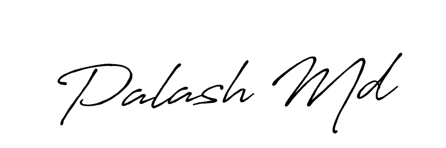 Create a beautiful signature design for name Palash Md. With this signature (Antro_Vectra_Bolder) fonts, you can make a handwritten signature for free. Palash Md signature style 7 images and pictures png